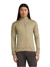 Icebreaker Descender Merino Blend 300 RealFleece Fleece Jacket with Hood (Merino Wool, Breathable) Sand Brown Men's